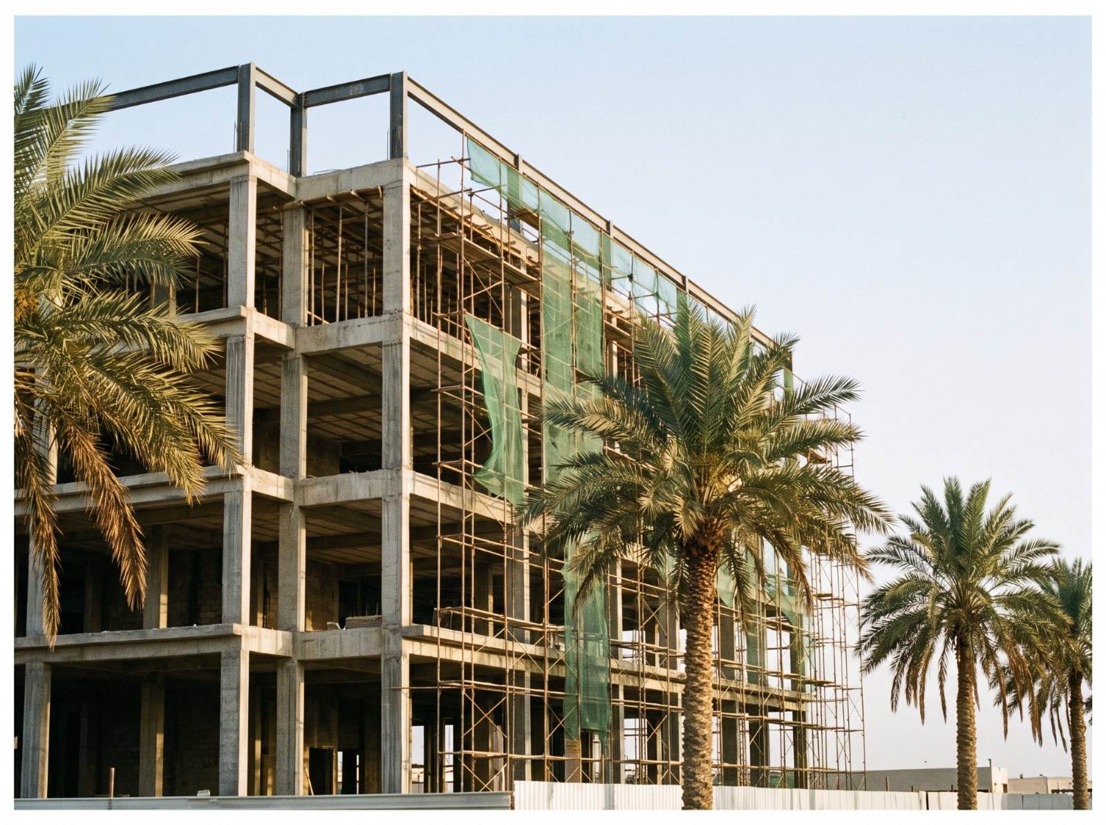 Building structure under construction